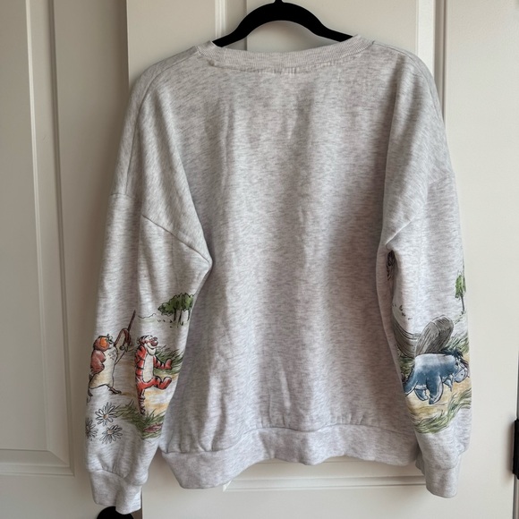 Disney Winnie The Pooh Wrap Sleeve Sweatshirt L - Picture 5 of 6